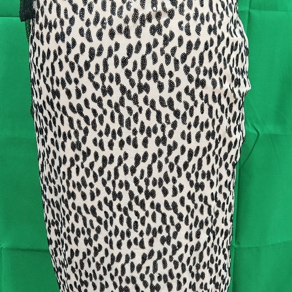 Sequined lace wiggle bodycon strapless dress size large brand new pinup - Picture 11 of 16